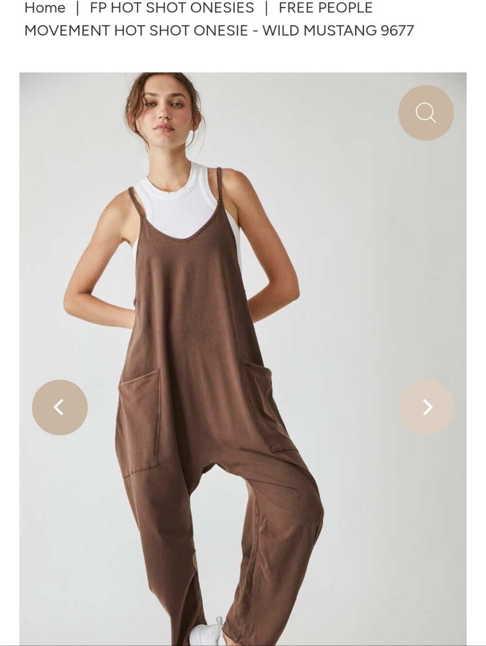 Free People Hot Shot Onesie - nwt